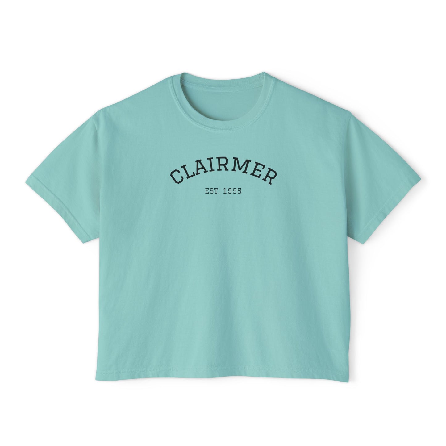 Clairmer Boxy Tee for Women - Easygoing Casual Style