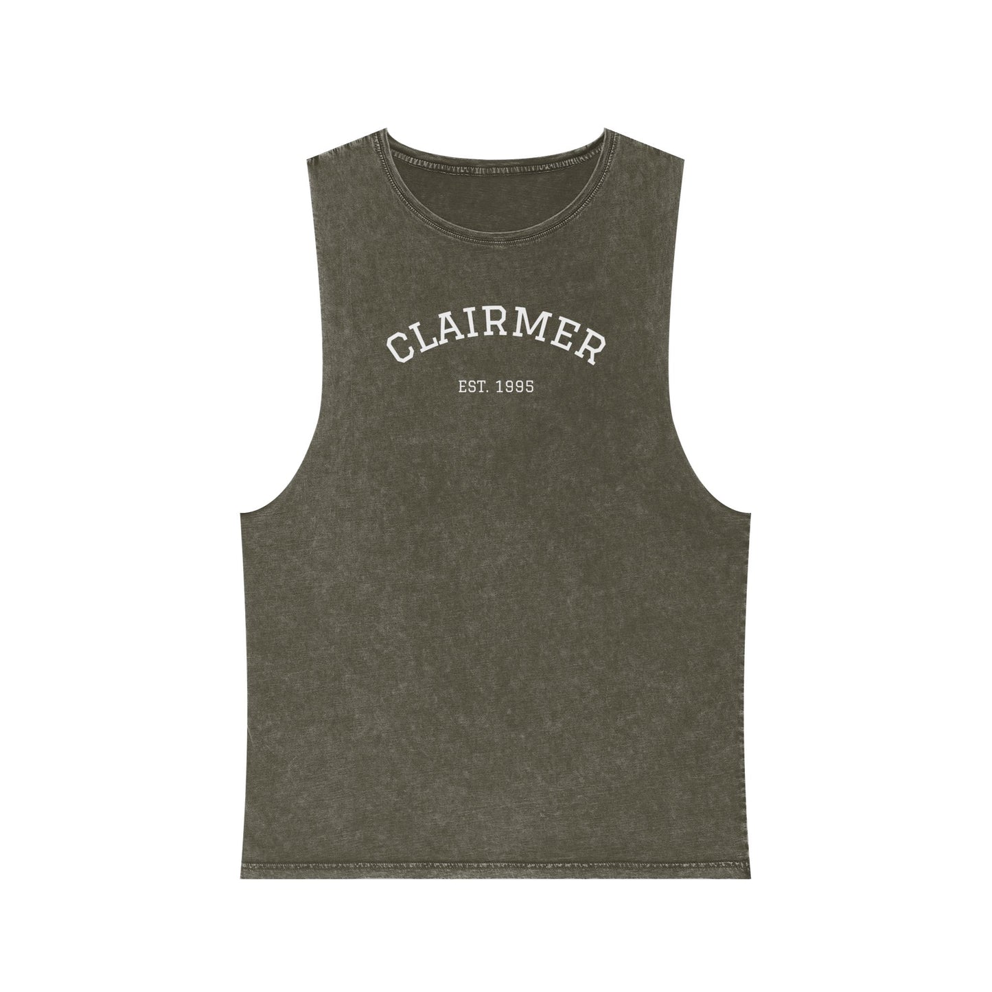 Clairmer Unisex Stonewash Tank Top
