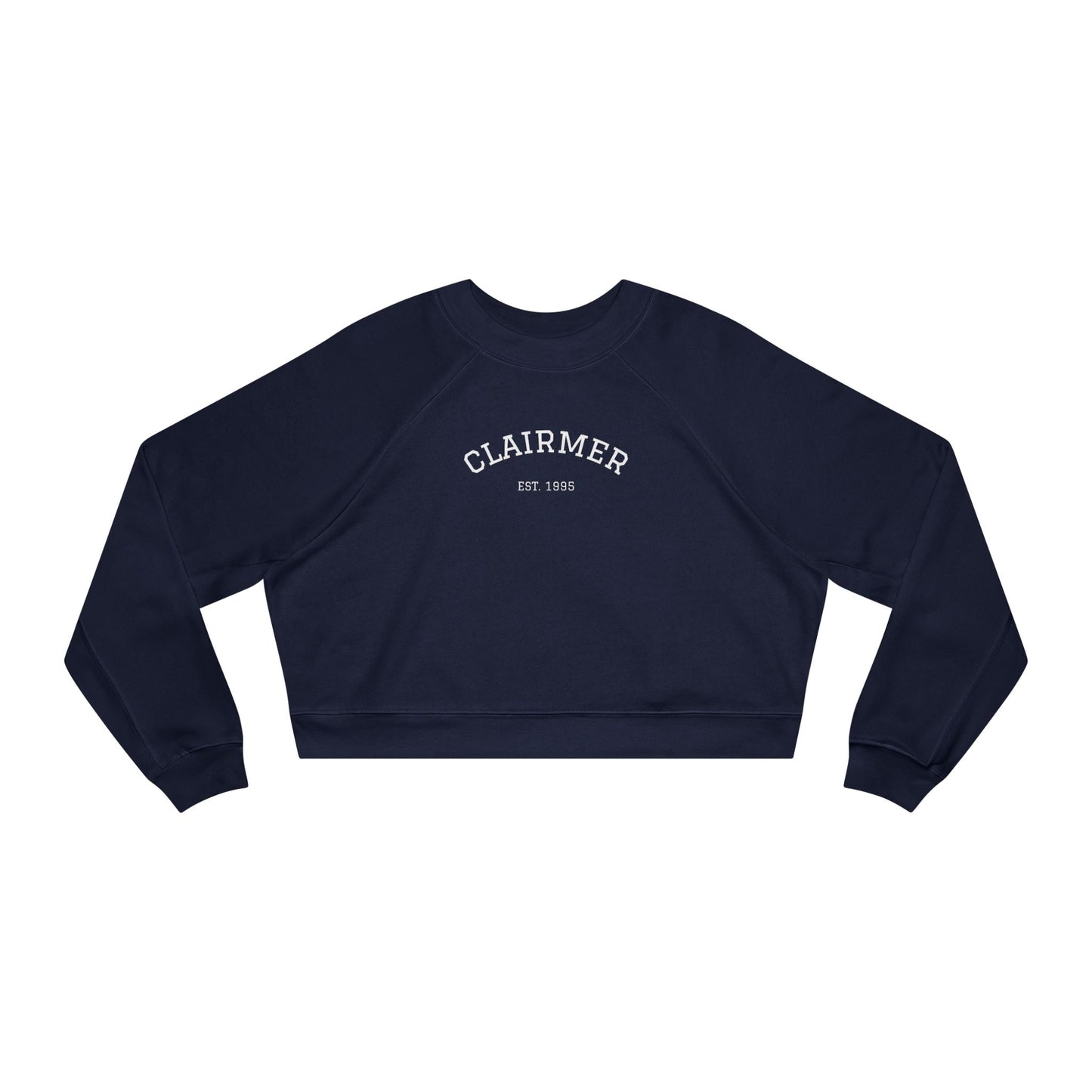 Vintage Women's Cropped Fleece Pullover - Cozy, Stylish Design for Everyday Wear