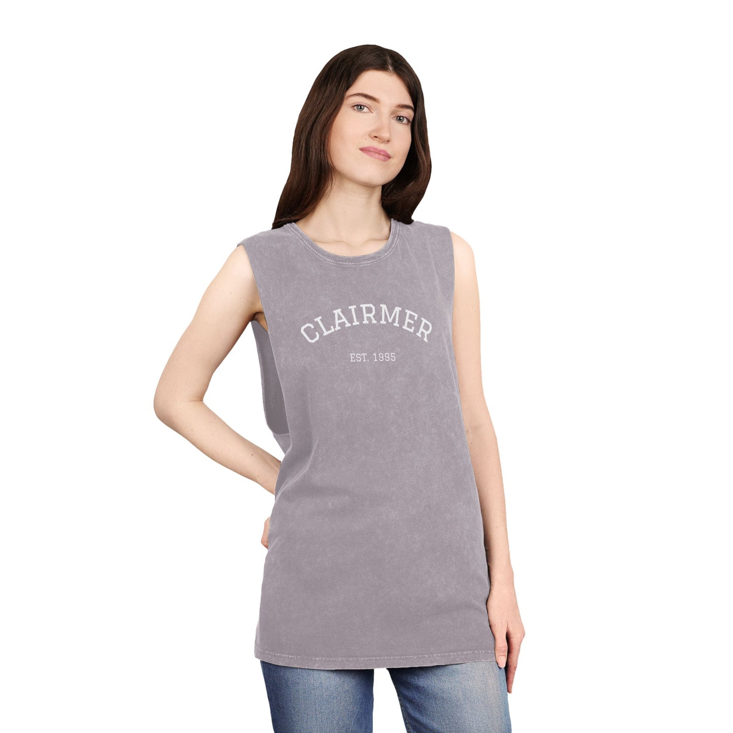 Clairmer Unisex Stonewash Tank Top