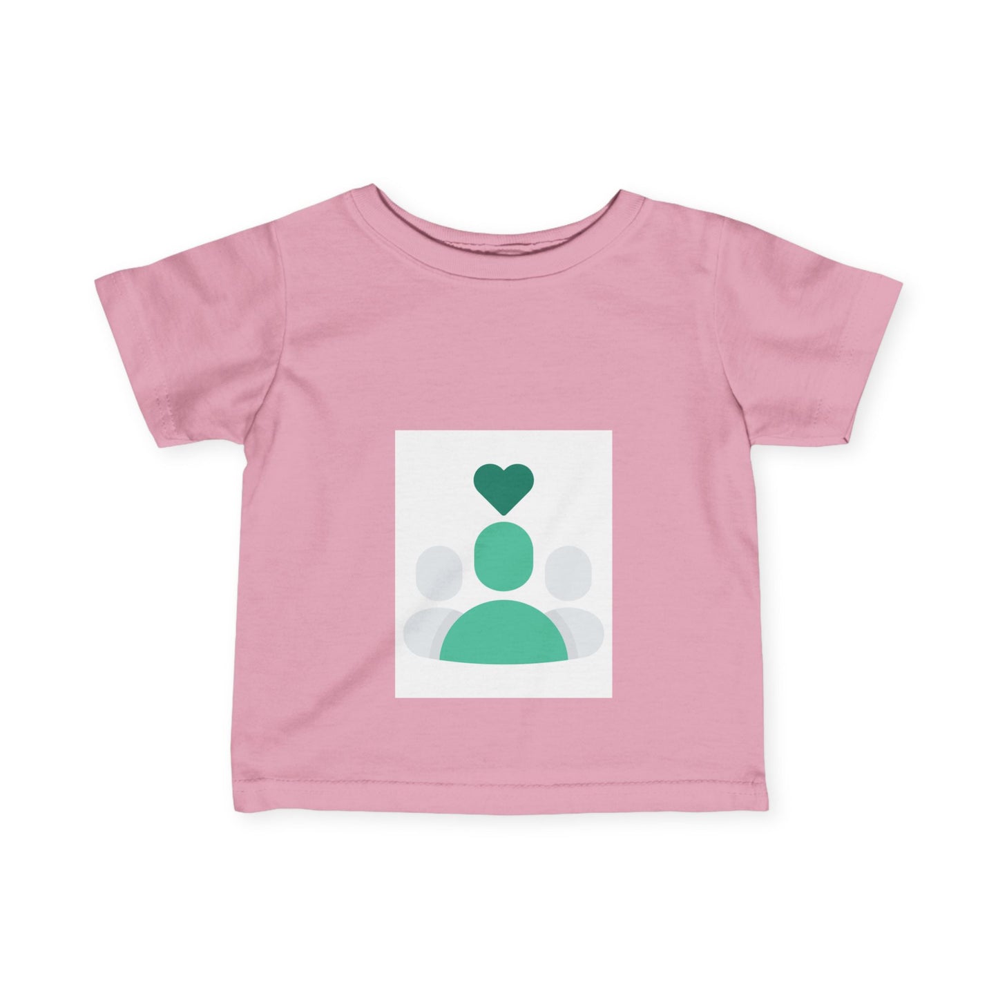 Heartfelt Infant Fine Jersey Tee - Cute Baby T-Shirt for Love & Family