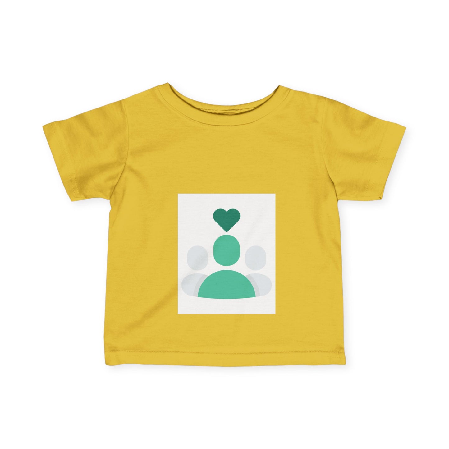 Heartfelt Infant Fine Jersey Tee - Cute Baby T-Shirt for Love & Family