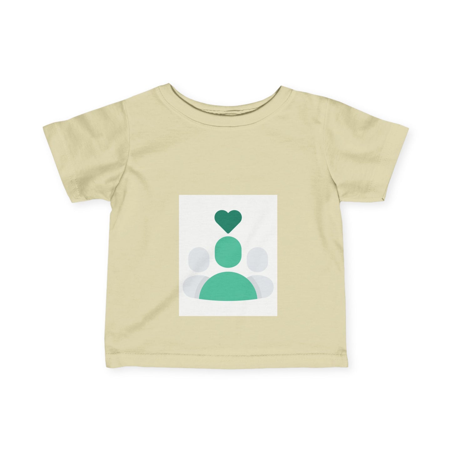 Heartfelt Infant Fine Jersey Tee - Cute Baby T-Shirt for Love & Family