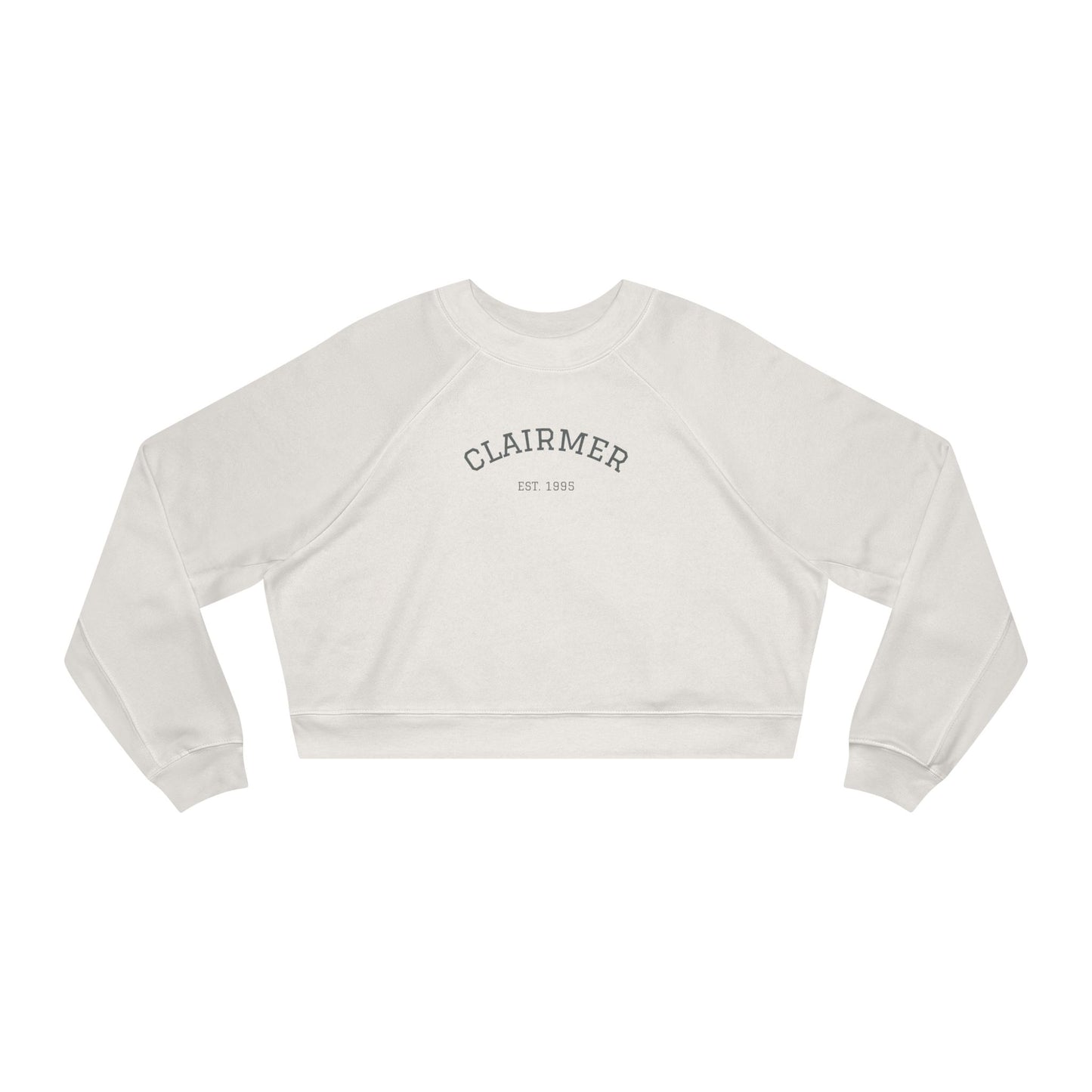 Vintage Women's Cropped Fleece Pullover - Cozy, Stylish Design for Everyday Wear