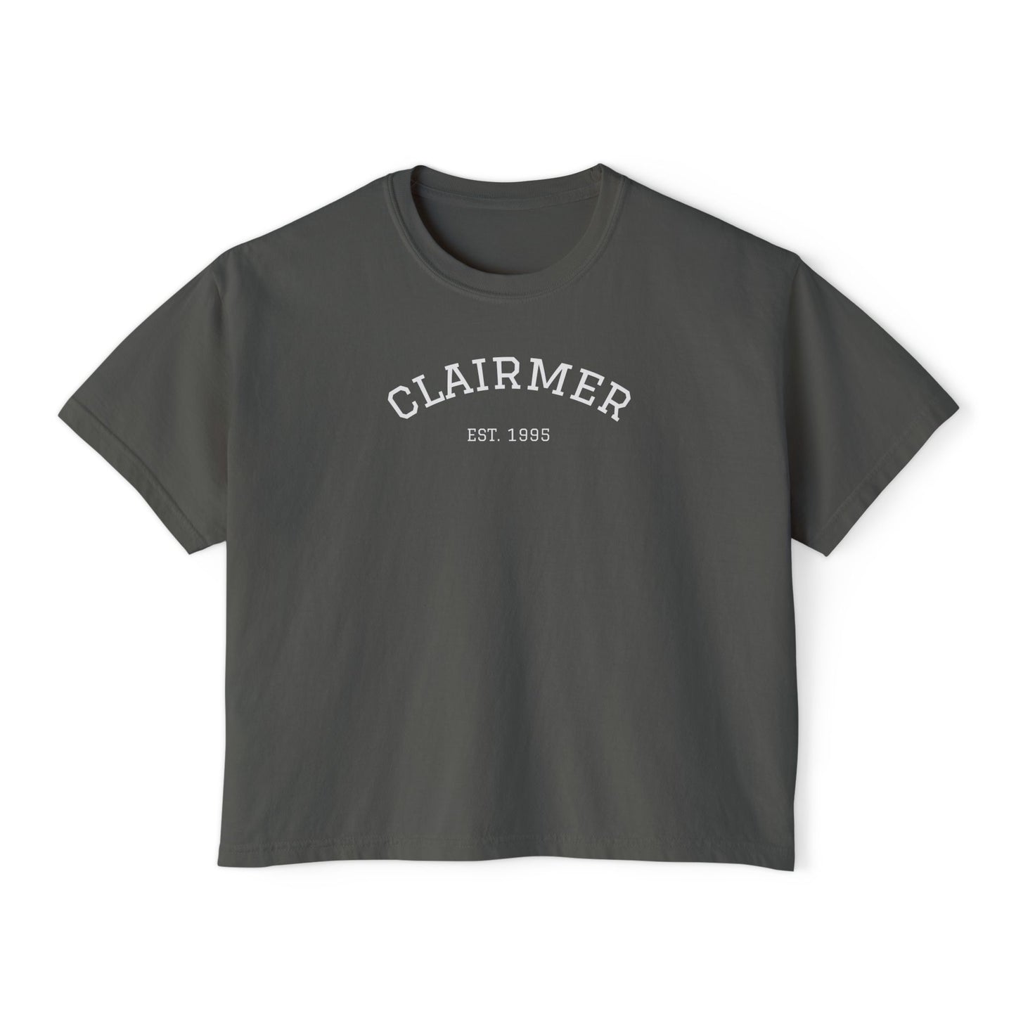Clairmer Boxy Tee for Women - Easygoing Casual Style