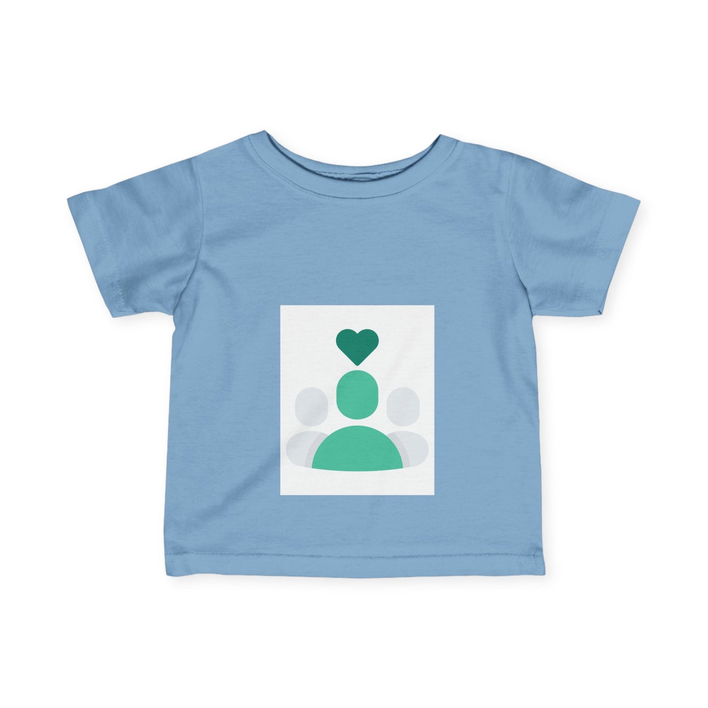 Heartfelt Infant Fine Jersey Tee - Cute Baby T-Shirt for Love & Family