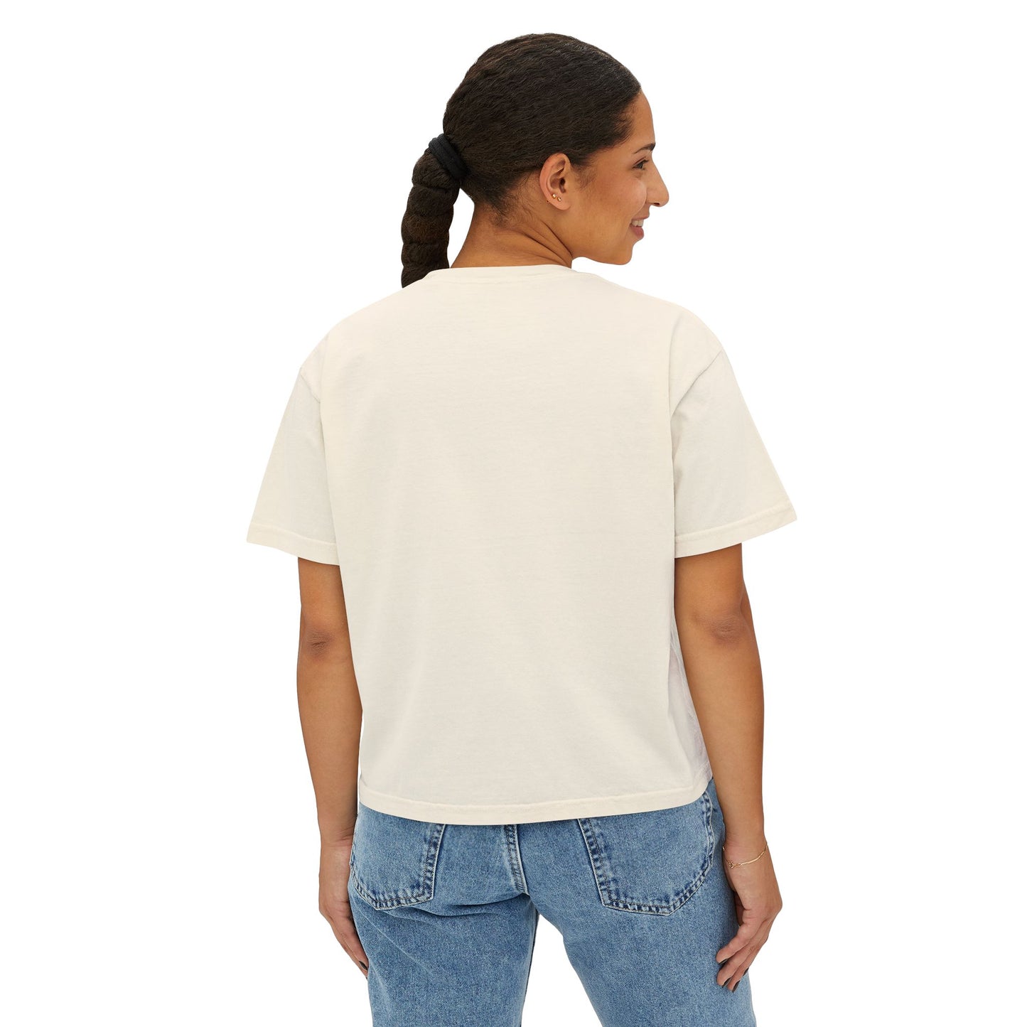 Clairmer Boxy Tee for Women - Easygoing Casual Style