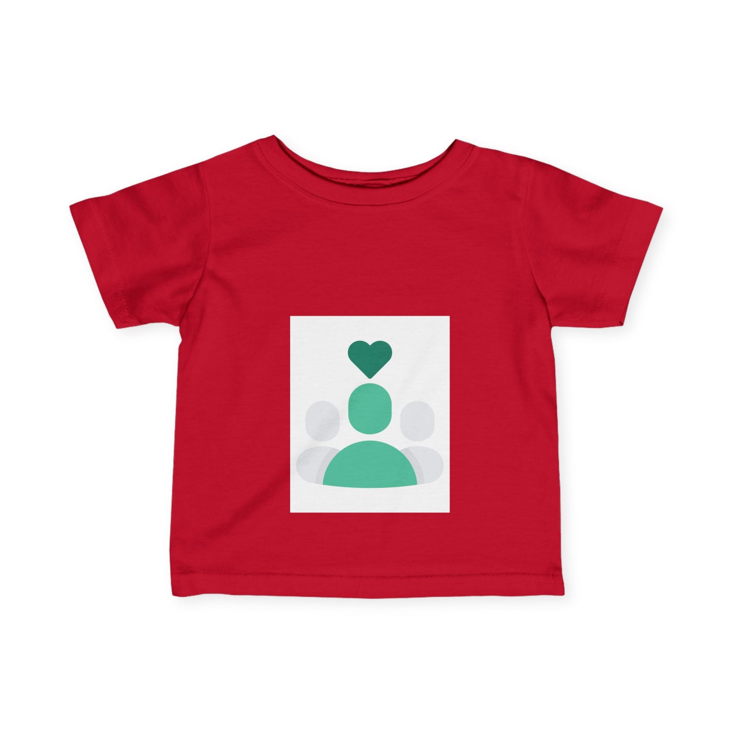 Heartfelt Infant Fine Jersey Tee - Cute Baby T-Shirt for Love & Family