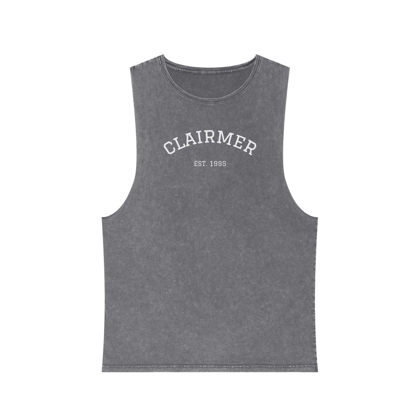 Clairmer Unisex Stonewash Tank Top
