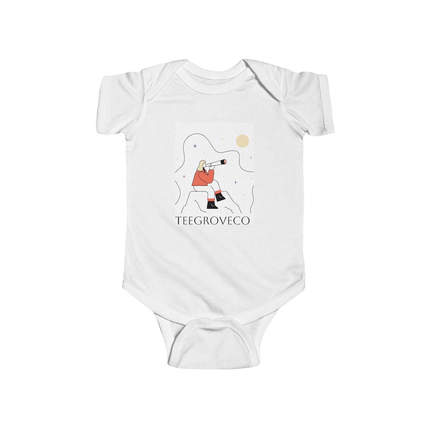 Cute Astronomer Infant Bodysuit - Perfect Gift for Little Star Gazers
