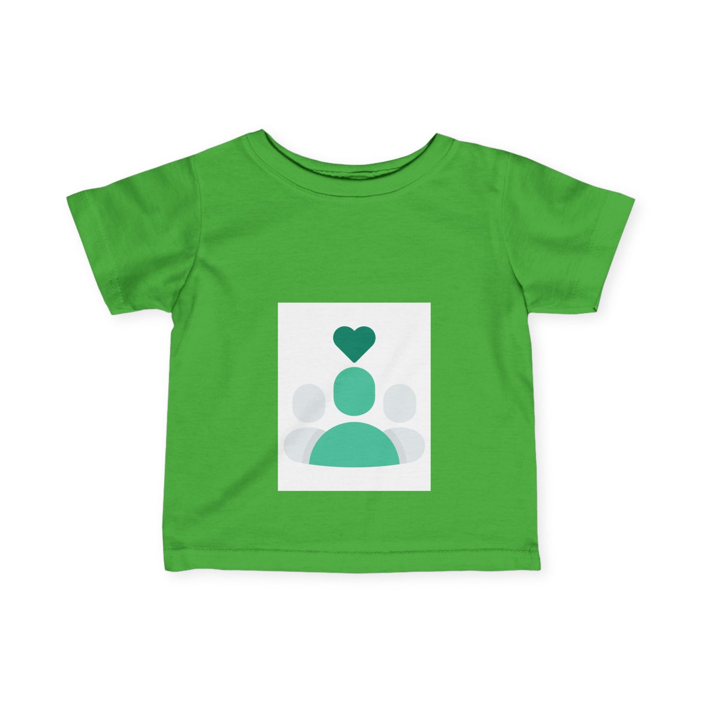 Heartfelt Infant Fine Jersey Tee - Cute Baby T-Shirt for Love & Family