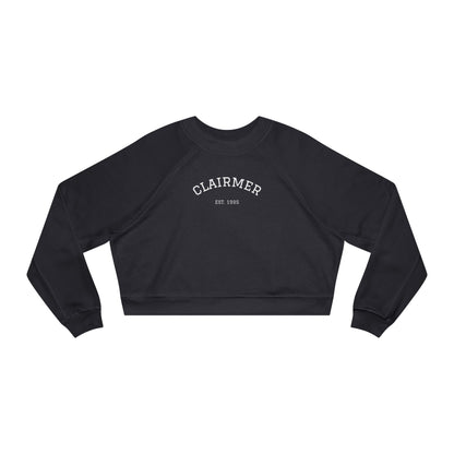 Vintage Women's Cropped Fleece Pullover - Cozy, Stylish Design for Everyday Wear