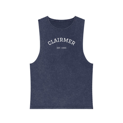 Clairmer Unisex Stonewash Tank Top