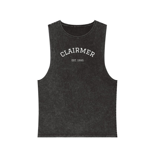 Clairmer Unisex Stonewash Tank Top