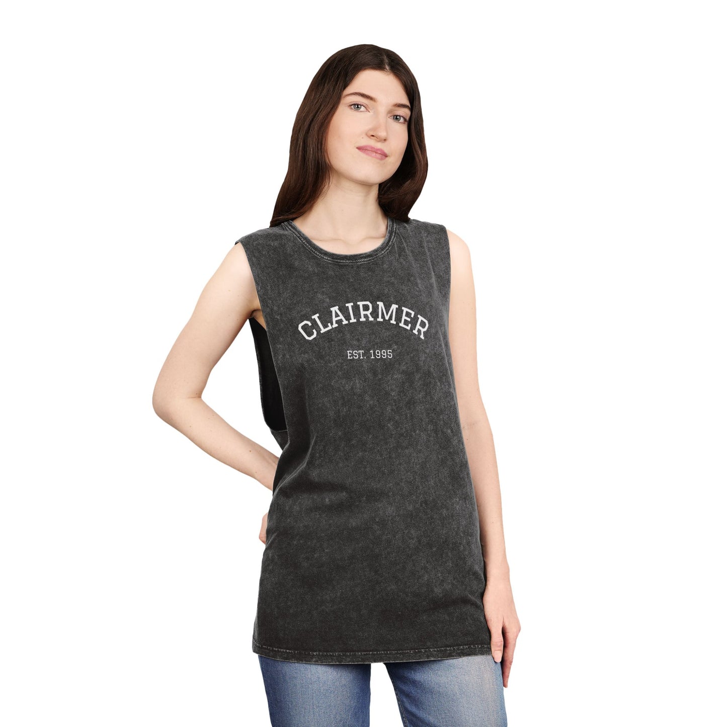 Clairmer Unisex Stonewash Tank Top