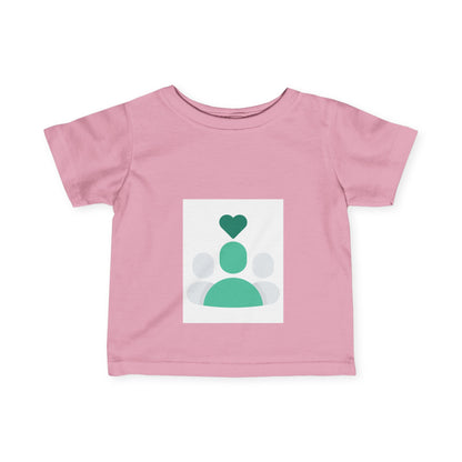 Heartfelt Infant Fine Jersey Tee - Cute Baby T-Shirt for Love & Family