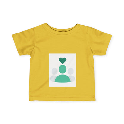 Heartfelt Infant Fine Jersey Tee - Cute Baby T-Shirt for Love & Family