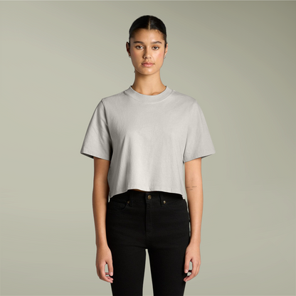 Clairmer Crop Tee for Women - Casual Retro Style