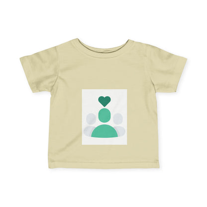 Heartfelt Infant Fine Jersey Tee - Cute Baby T-Shirt for Love & Family