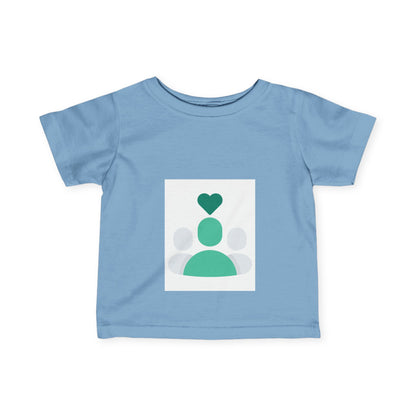 Heartfelt Infant Fine Jersey Tee - Cute Baby T-Shirt for Love & Family