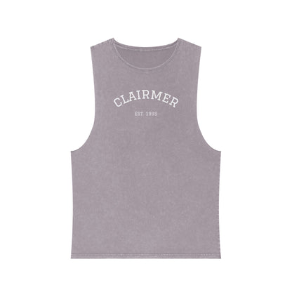 Clairmer Unisex Stonewash Tank Top