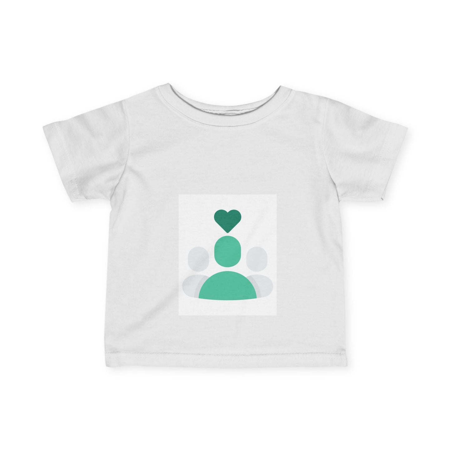 Heartfelt Infant Fine Jersey Tee - Cute Baby T-Shirt for Love & Family