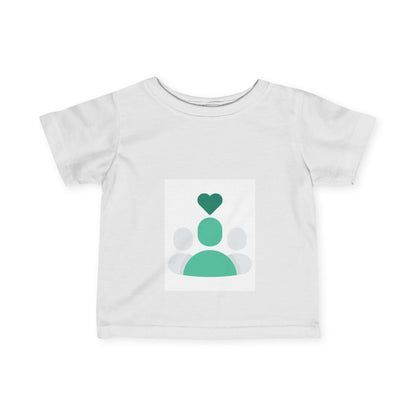 Heartfelt Infant Fine Jersey Tee - Cute Baby T-Shirt for Love & Family