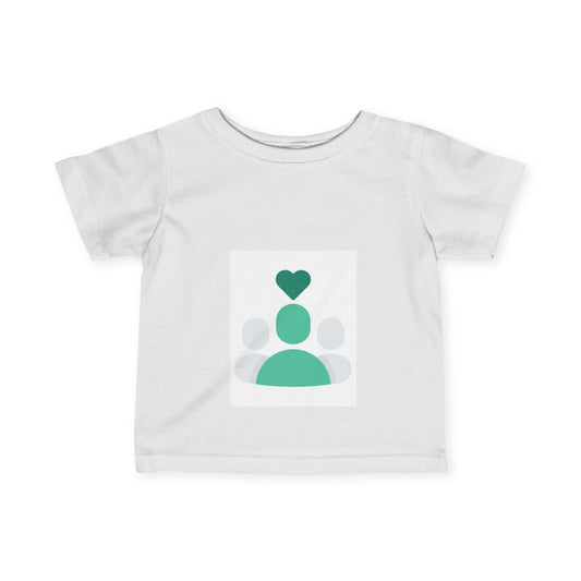 Heartfelt Infant Fine Jersey Tee - Cute Baby T-Shirt for Love & Family