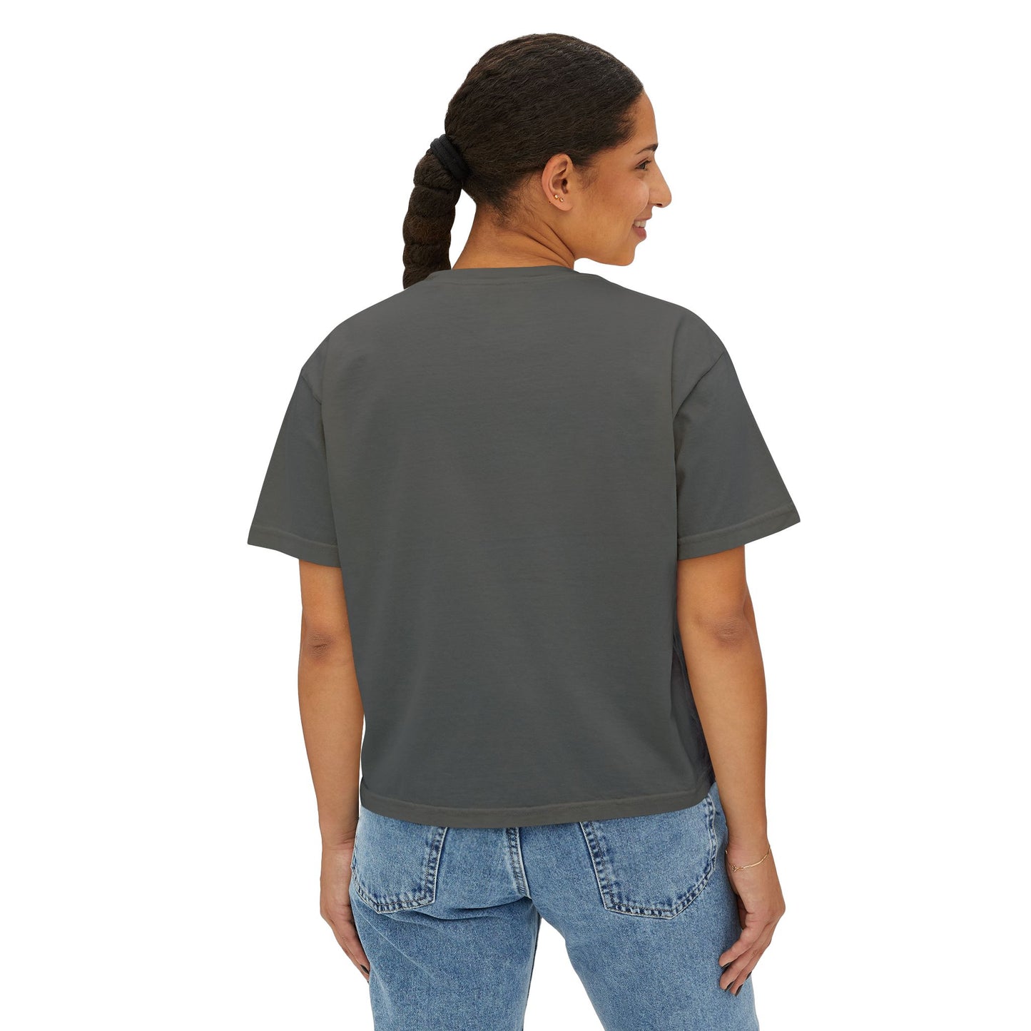 Clairmer  Boxy Tee for Women - Easygoing Casual Style