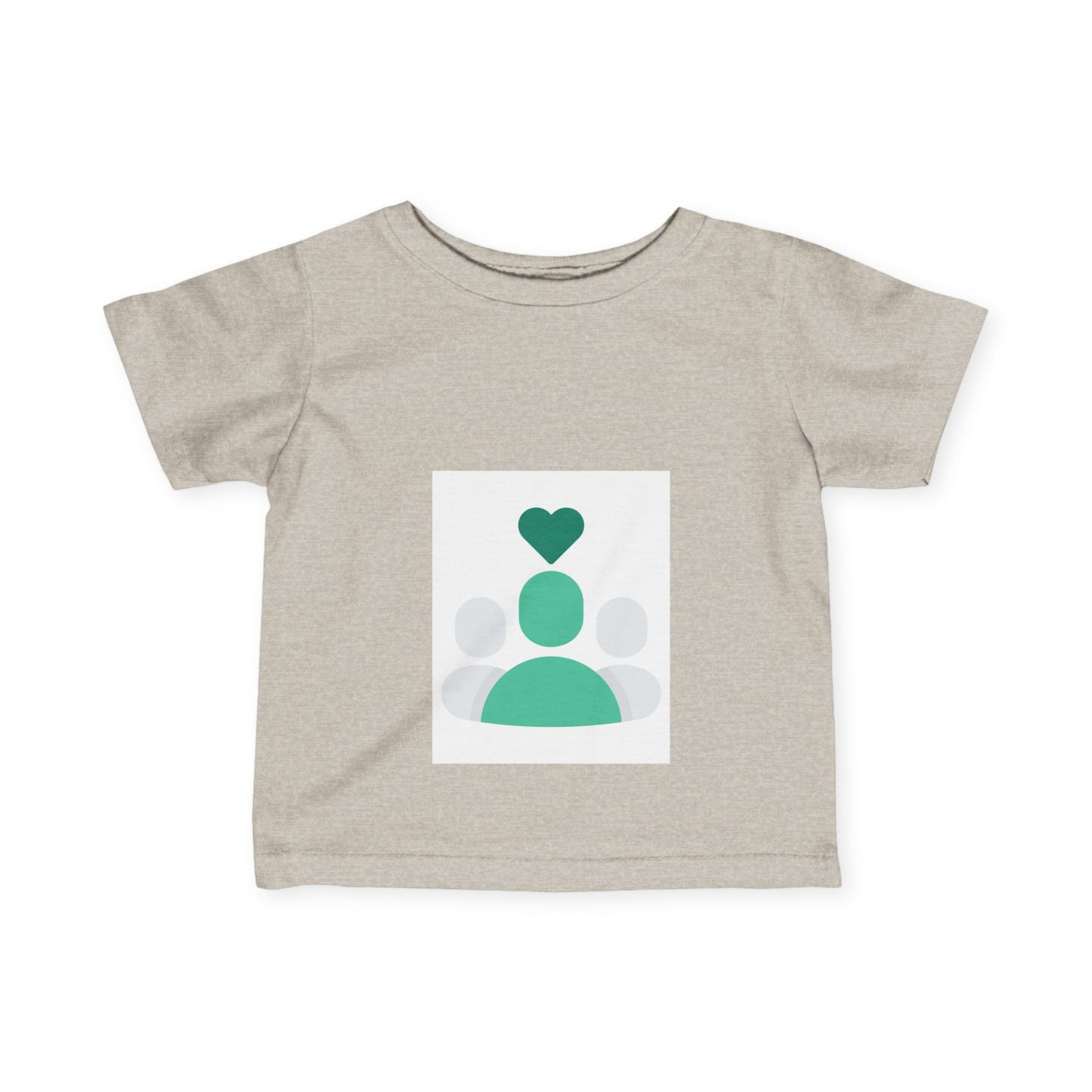 Heartfelt Infant Fine Jersey Tee - Cute Baby T-Shirt for Love & Family