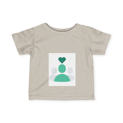 Heartfelt Infant Fine Jersey Tee - Cute Baby T-Shirt for Love & Family