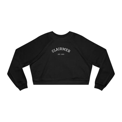 Vintage Women's Cropped Fleece Pullover - Cozy, Stylish Design for Everyday Wear